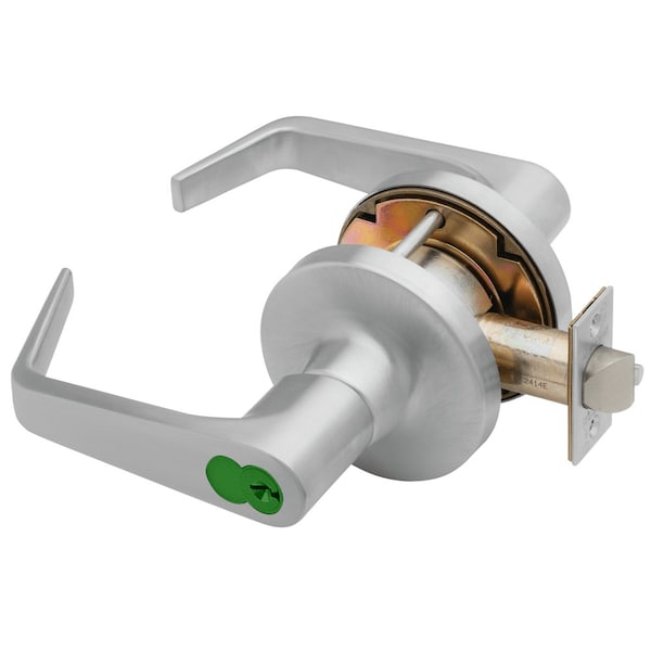 Grade 1 Classroom Security Cylindrical Lock, SFIC Prep With Construction Core, Dane Lever, Standard